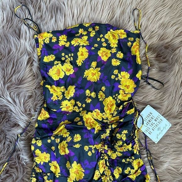 For love & Lemons x free people ruched spaghetti dress - Picture 8 of 11